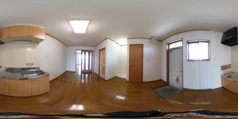 パノラマ画像キッチン