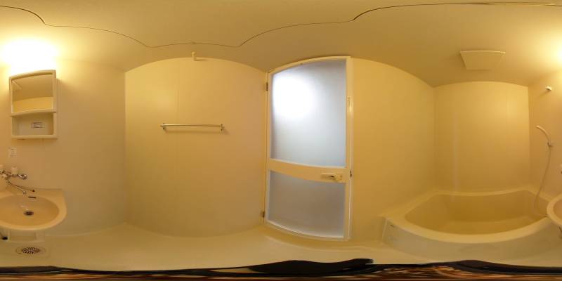 パノラマ画像バスルーム