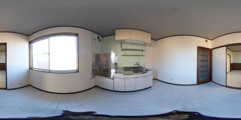 パノラマ画像キッチン