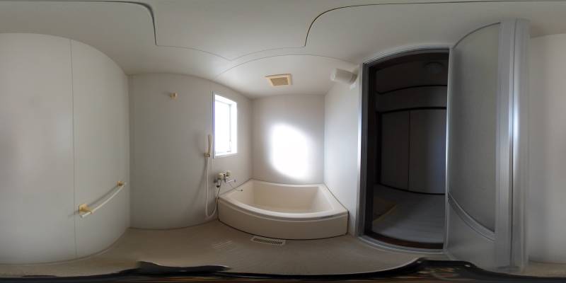 パノラマ画像バスルーム