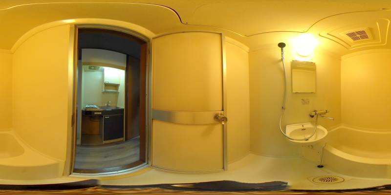 パノラマ画像バスルーム