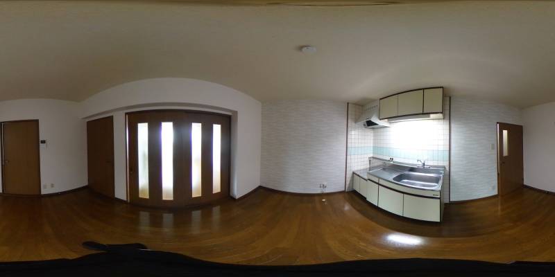 パノラマ画像キッチン