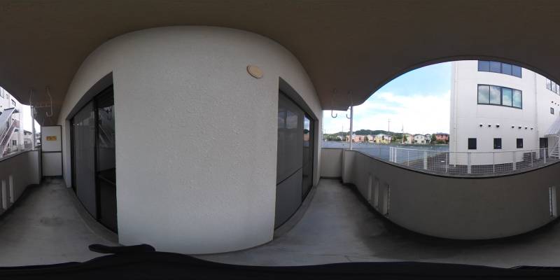 パノラマ画像バルコニー