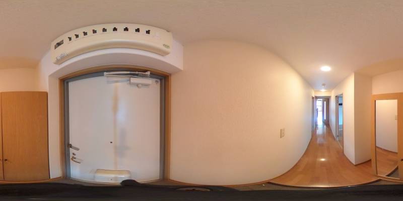 パノラマ画像玄関