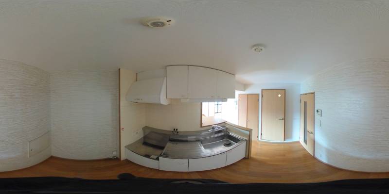 パノラマ画像キッチン