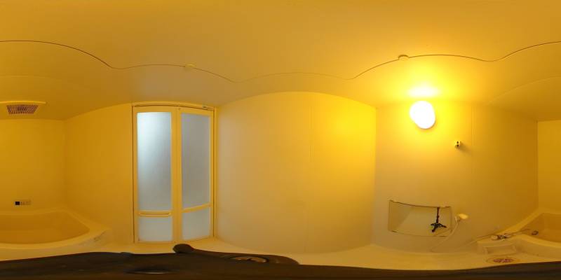 パノラマ画像バスルーム