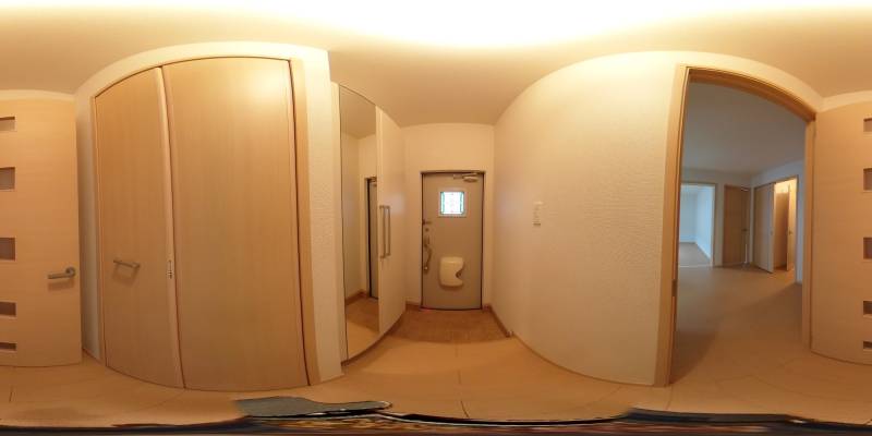 パノラマ画像玄関