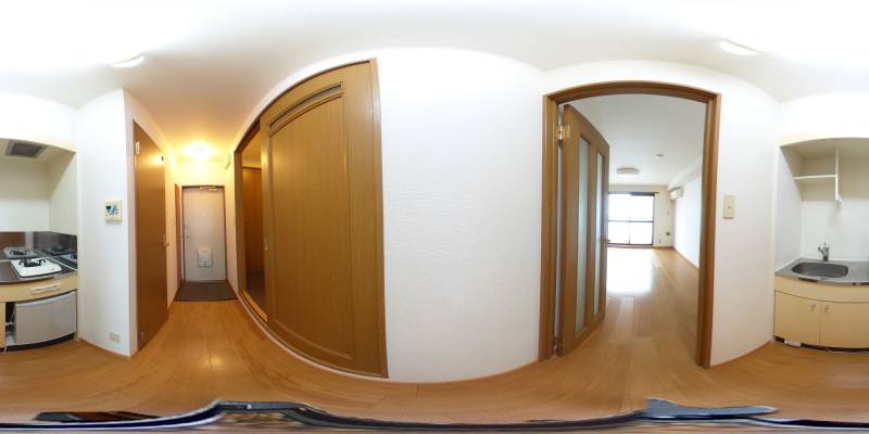 パノラマ画像キッチン