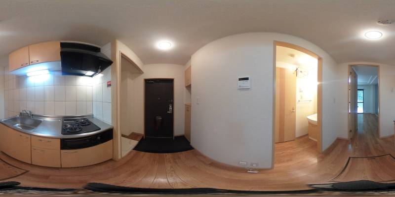 パノラマ画像キッチン