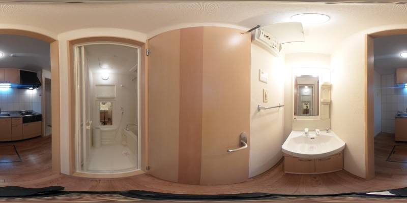 パノラマ画像洗面所