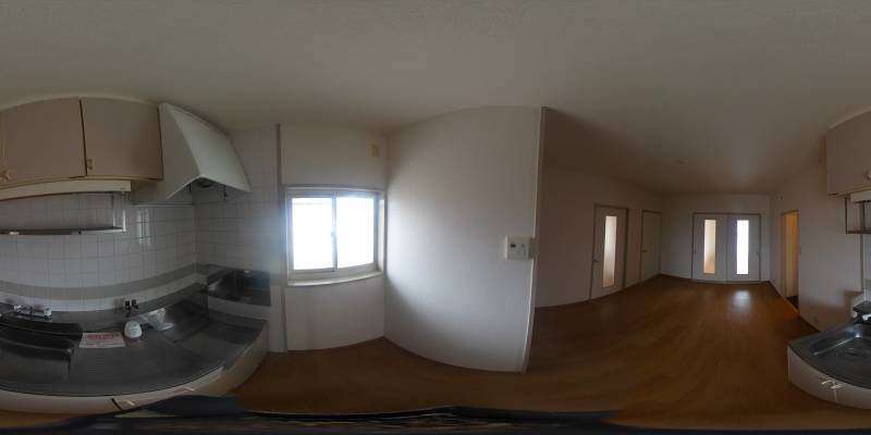 パノラマ画像キッチン