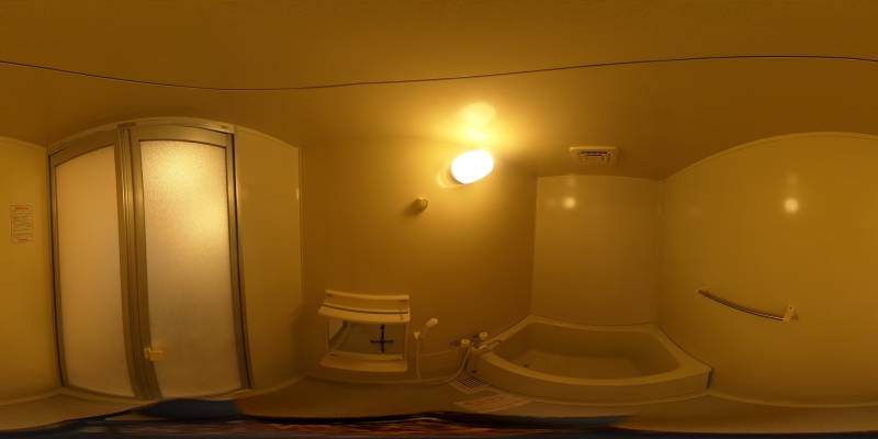 パノラマ画像バスルーム