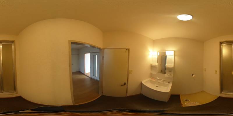 パノラマ画像洗面所