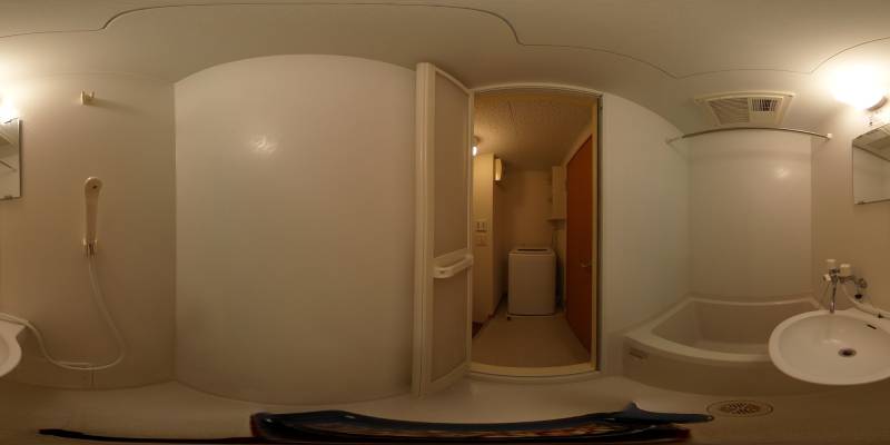 パノラマ画像バスルーム