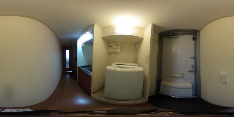 パノラマ画像寝室