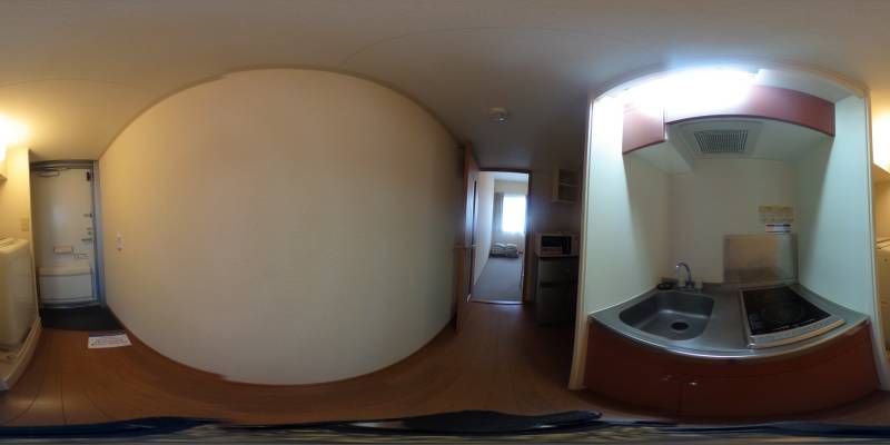 パノラマ画像キッチン