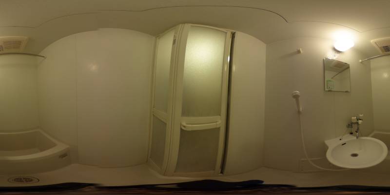 パノラマ画像バスルーム