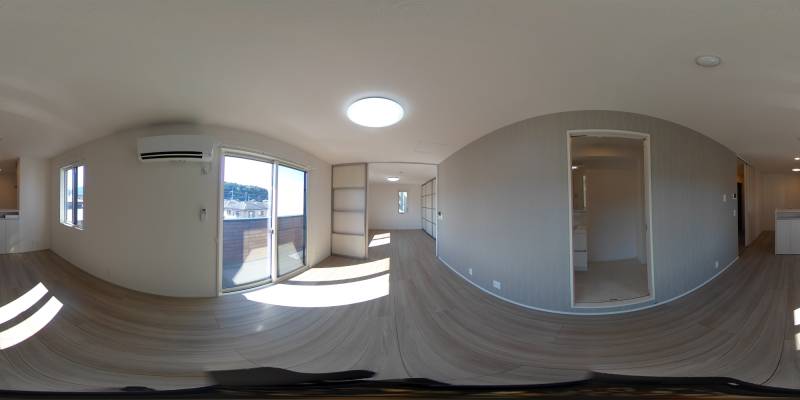 パノラマ画像リビング