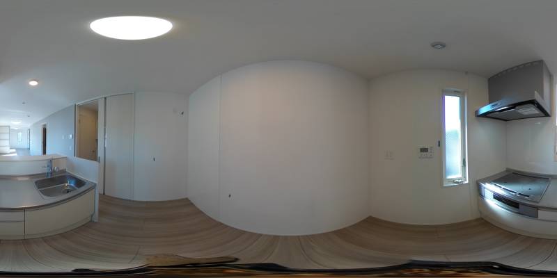 パノラマ画像キッチン