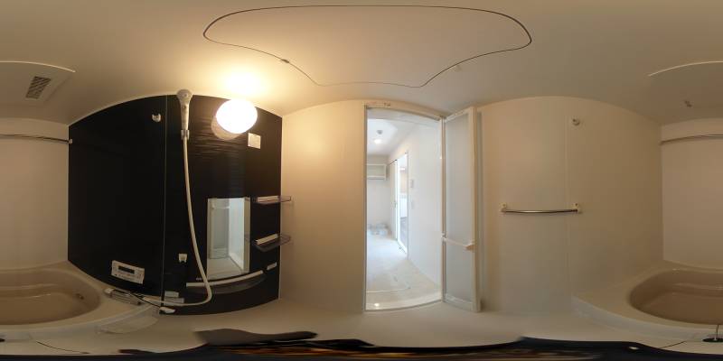 パノラマ画像バスルーム