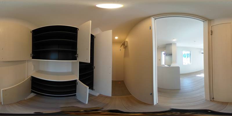 パノラマ画像玄関