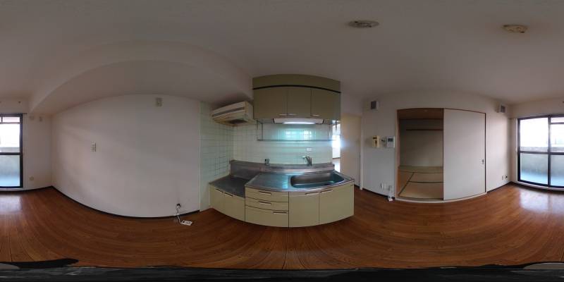 パノラマ画像キッチン