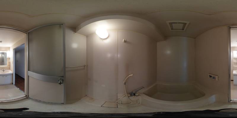 パノラマ画像バスルーム