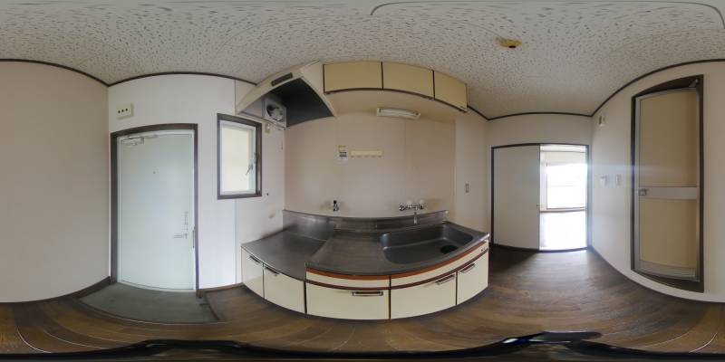 パノラマ画像キッチン