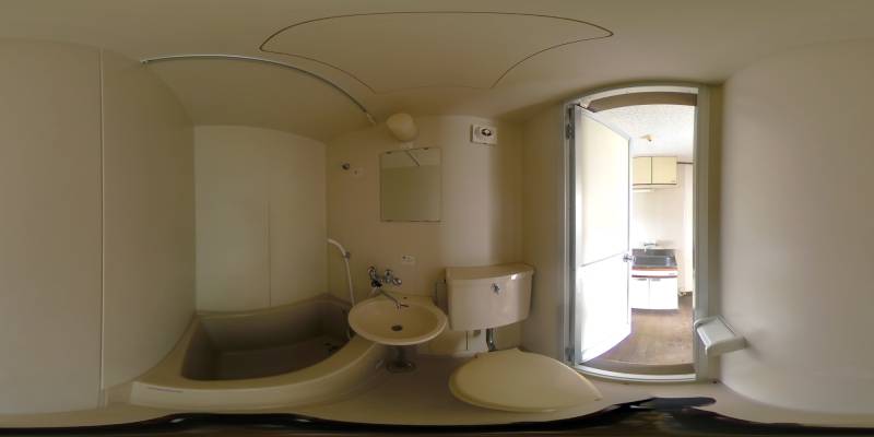 パノラマ画像バスルーム