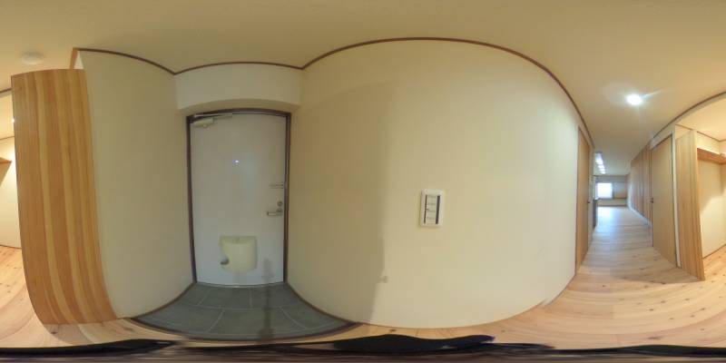 パノラマ画像玄関