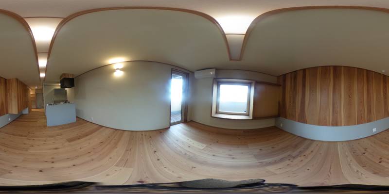 パノラマ画像洋室