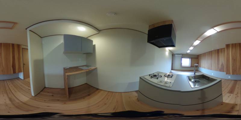 パノラマ画像キッチン