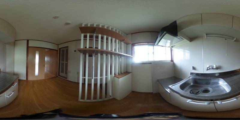 パノラマ画像キッチン