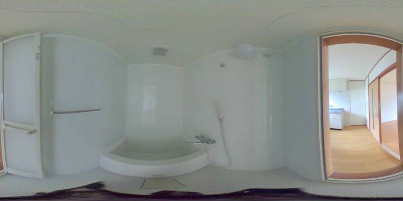 パノラマ画像バスルーム