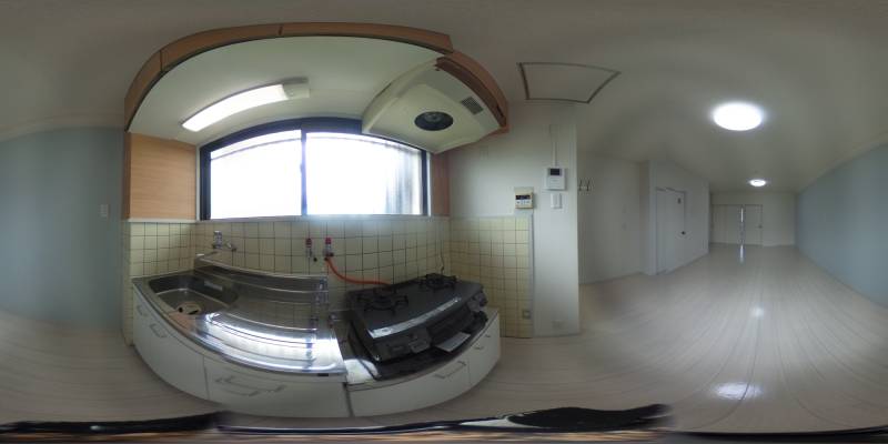 パノラマ画像キッチン