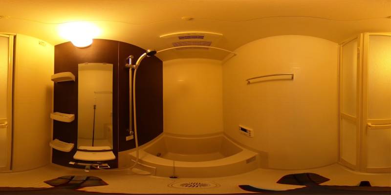 パノラマ画像バスルーム