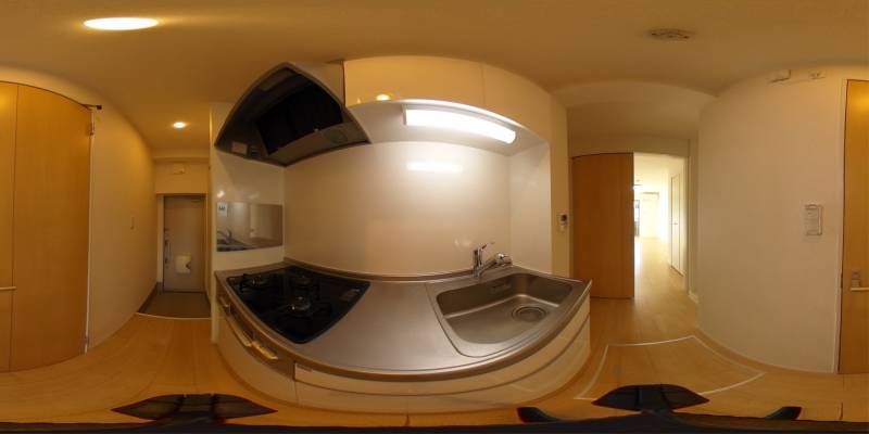 パノラマ画像キッチン