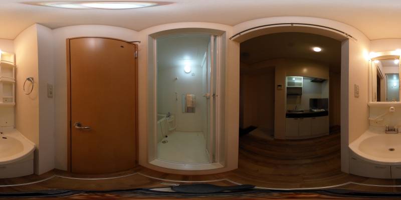 パノラマ画像洗面所