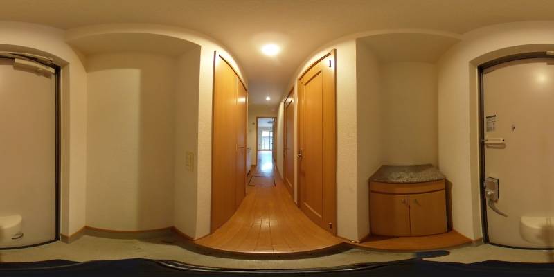 パノラマ画像玄関