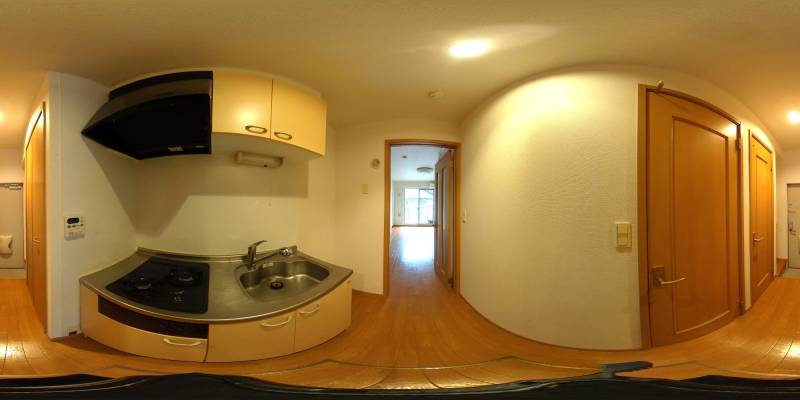 パノラマ画像キッチン