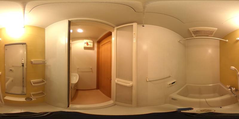 パノラマ画像バスルーム