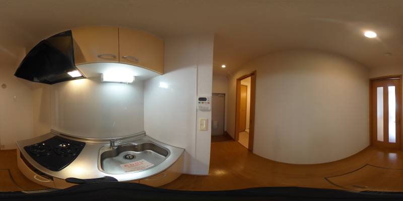パノラマ画像キッチン
