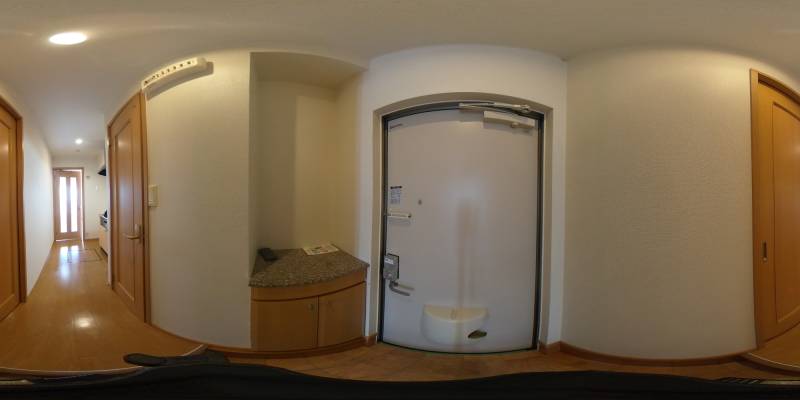 パノラマ画像玄関