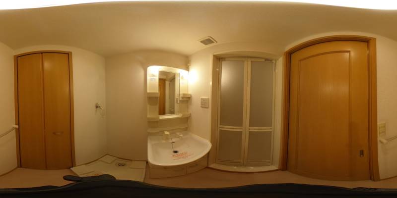 パノラマ画像洗面所