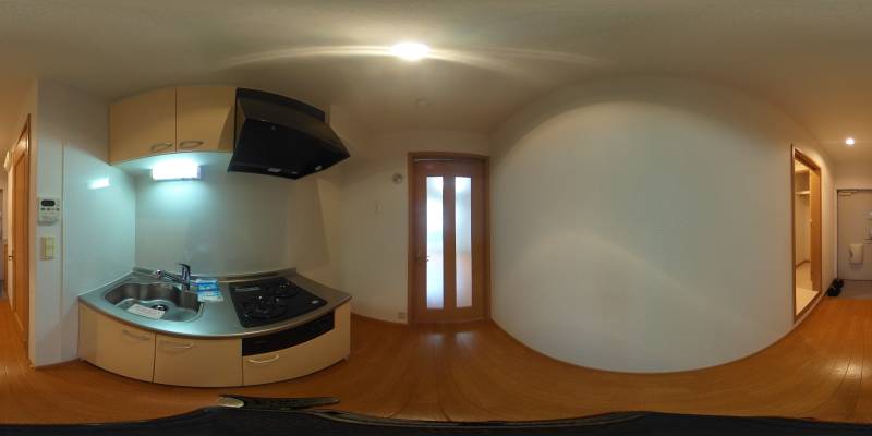 パノラマ画像キッチン