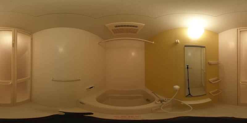 パノラマ画像バスルーム