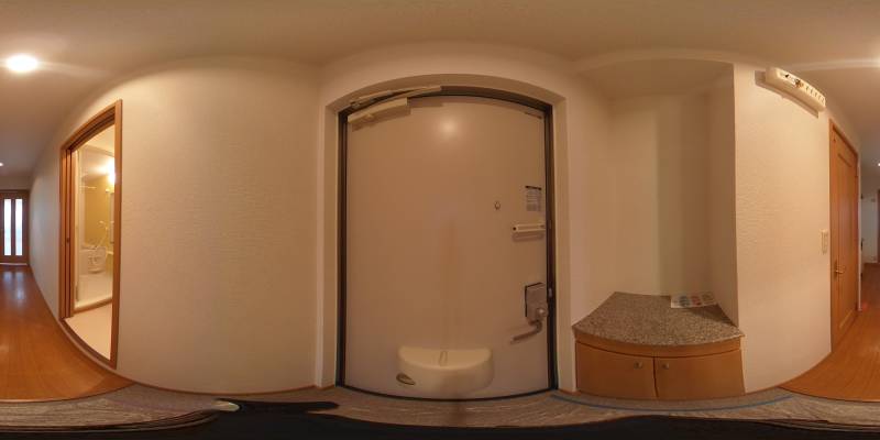 パノラマ画像玄関