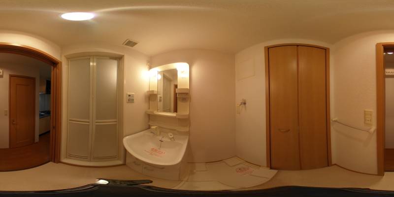 パノラマ画像洗面所