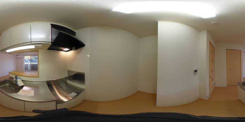 パノラマ画像キッチン
