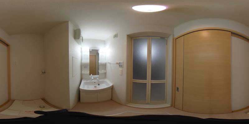 パノラマ画像洗面所